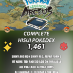Pokemon Home Legends Arceus Complete Pokedex 1461