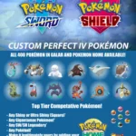 Pokemon Sword/Shield/Isle Of Armor/Crown of Tundra Custom 6IV Pokemon