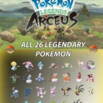 Pokemon Legends Arceus All Legendary Pokemon