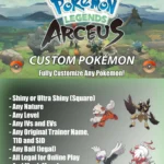 Pokemon Legends Arceus Custom Pokemon