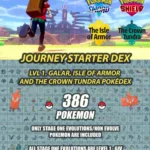 Pokemon Sword and Shield - Lvl. 1 Galar/Isle of Armor/The Crown Tundra Dex
