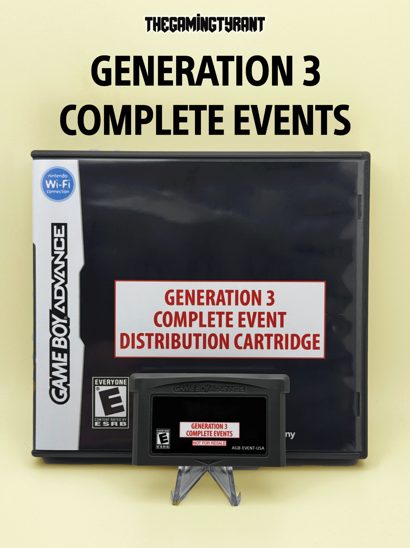 Pokemon Gen 3 Complete Event Distribution Cartridge (Ruby / Sapphire / Emerald / FireRed / LeafGreen)