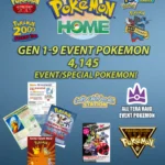 Pokemon Home - 4,145 Event Pokemon