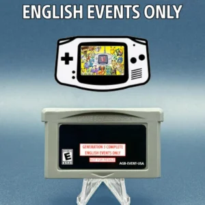 Pokemon Gen 3 English Only Event Distribution Cartridge Ruby/Sapphire/Emerald/FireRed/LeafGreen