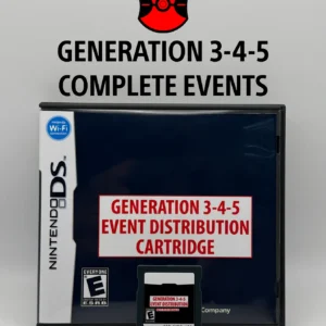 Pokemon Gen 3-4-5 Distribution Cartridge 1,790 Events