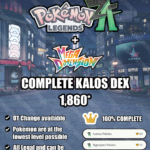 Pokemon Home Legends Z-A Complete Kalos Dex