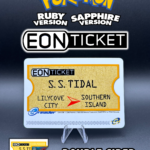 Eon Ticket – Pokémon Ruby & Sapphire Custom e-Reader Card